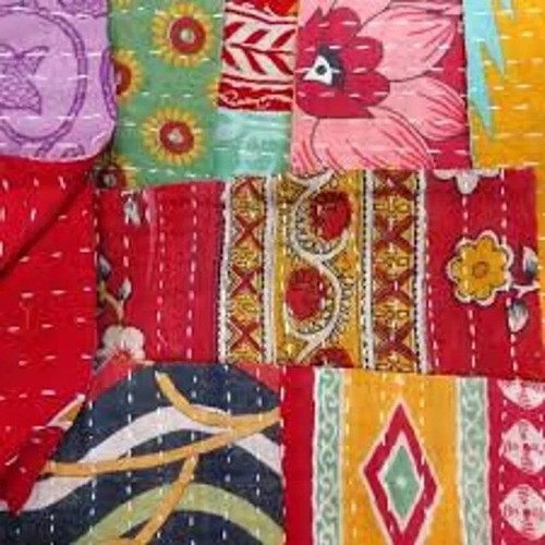 Vintage baumwolle kantha scrap - baumwolle,