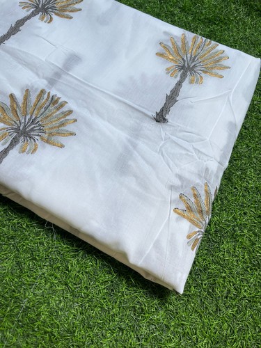 Indisch weißgold palme druck - indisch,