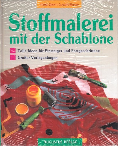 Stoffmalerei mit der schablone - stoffmalerei,